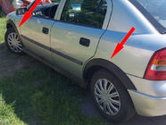 Opel Astra G Classic 1998–2012 Kryty lemov blatníkov (SD/HB) (4 ks, čierne) fotografia 1