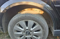 Opel Vectra C 2002–2008 Lemy blatníkov SD (4 ks, čierne) fotografia 1