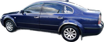 Volkswagen Passat B5 1997–2005 Nerezové lemy blatníkov (4 ks) Kombi, 1996-2000 fotografia 3