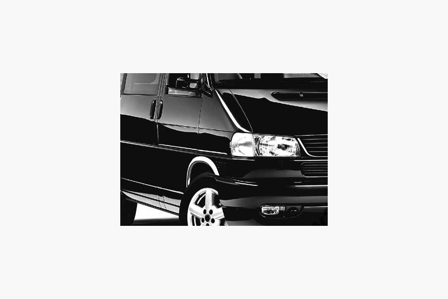 Volkswagen T4 Caravelle/Multivan 1990–2003 Nerezové lemy blatníkov (4 ks) Fotografia 3