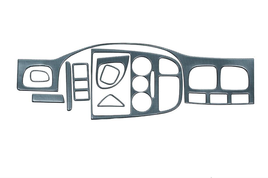 Kia Rio 2000–2005 Kryty palubnej dosky (2000-2002) Hliník Image