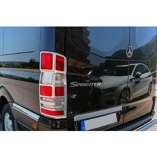 Nerezové kryty brzdových svetiel (2 ks) Mercedes Sprinter W906 2006–2018 fotografia 2