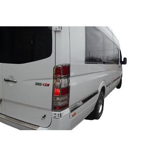 Nerezové kryty brzdových svetiel (2 ks) Mercedes Sprinter W906 2006–2018 fotografia 1