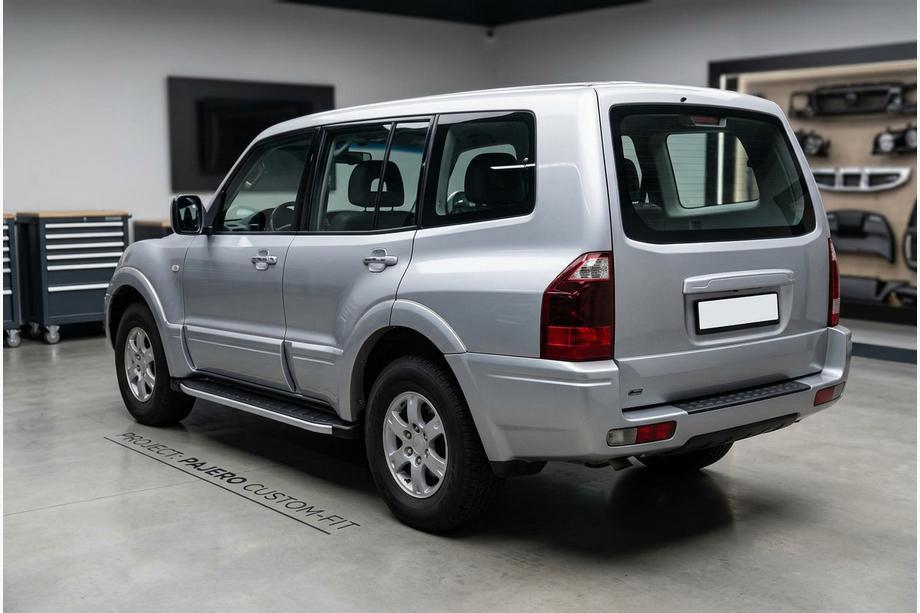 Mitsubishi Pajero Wagon III 1999–2006 Bočné nášľapy Fullmond (2 ks, hliník) Image