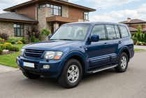 Mitsubishi Pajero Wagon III 1999–2006 Bočné nášľapy Tayga (2 ks, hliník) fotografia 1