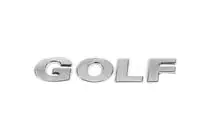 Volkswagen Golf 7/E-Golf 2012–2020 Nápis Golf (OEM štýl) fotografia 1
