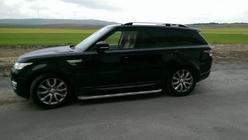 Range Rover Sport 2014–2022 Strešné lyžiny Skyport (Grey) fotografia 2