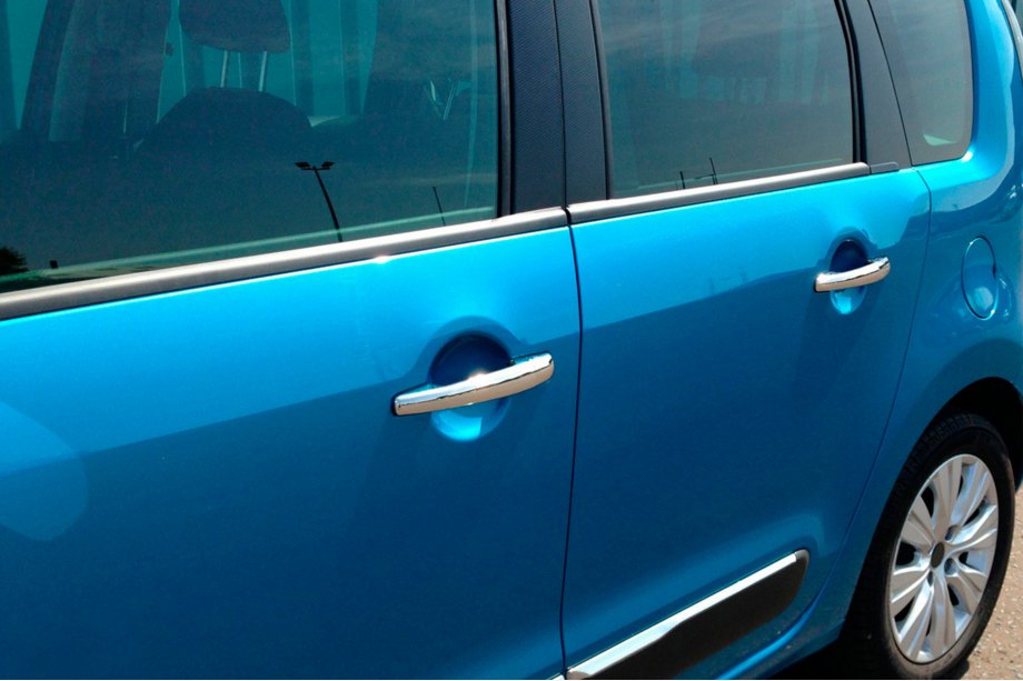 Citroen C-3 2009–2016 Chrómové kryty kľučiek dverí (4 ks, nerez) Image