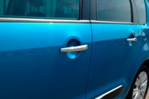 Citroen C-4 2010–2018 Chrómové kryty kľučiek dverí (4 ks, nerez) fotografia 8