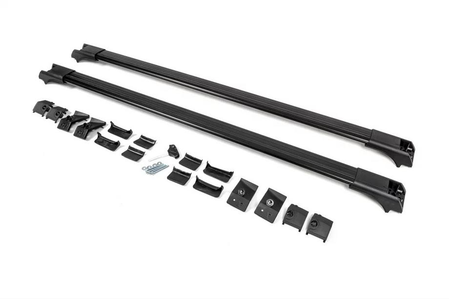 Lada Kalina 2004–2011 Priečniky na klasické strešné lyžiny bez kľúča (2 ks) Sivá Fotografia 8