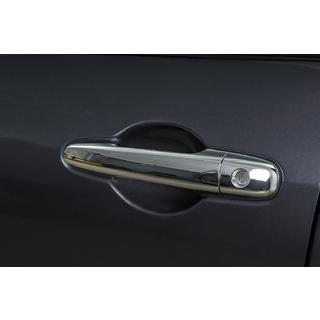Chrómové kryty kľučiek (4 ks, nerez) Mazda 2 2003–2007 fotografia 1