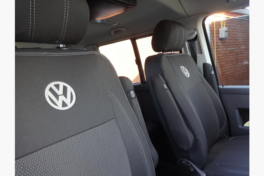 Volkswagen T5 2010–2015 Autopoťahy (koženka↗látka, Premium) Fotografia 9