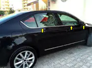 Skoda Octavia III A7 2013–2019 Lišty okien (6 ks, nerez) fotografia 3