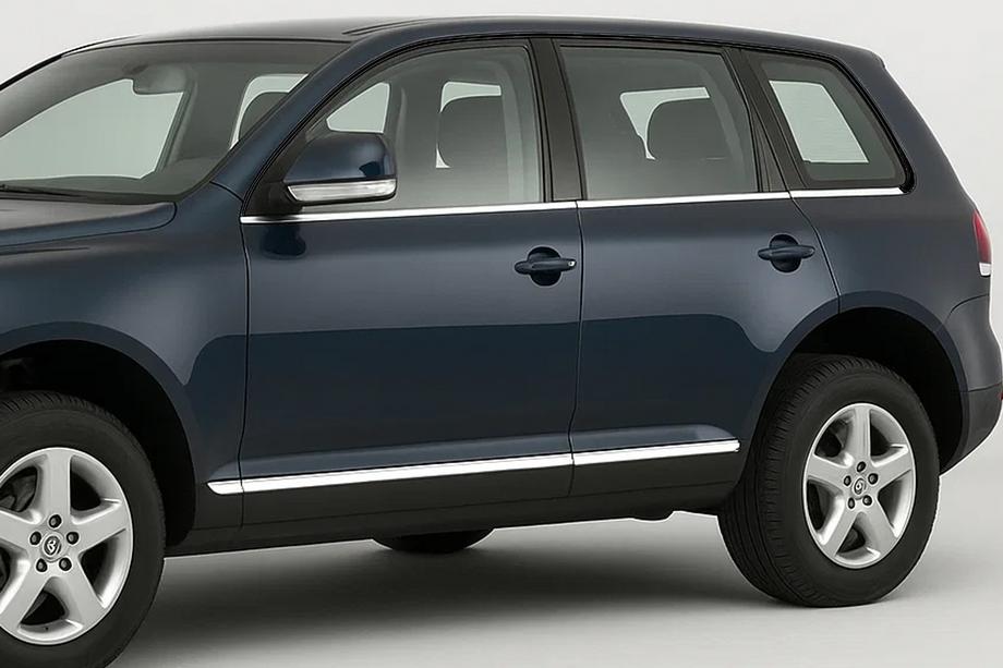 Volkswagen Touareg 2002–2010 Spodné okenné lišty (6 ks, nerez) Image