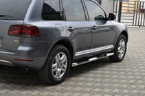 Volkswagen Touareg 2002–2010 Bočné rúrky (2 ks, nerez) fotografia 1