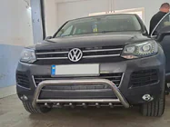 Volkswagen Touareg 2010–2018 Predný ochranný rám WT003 (nerez) fotografia 2
