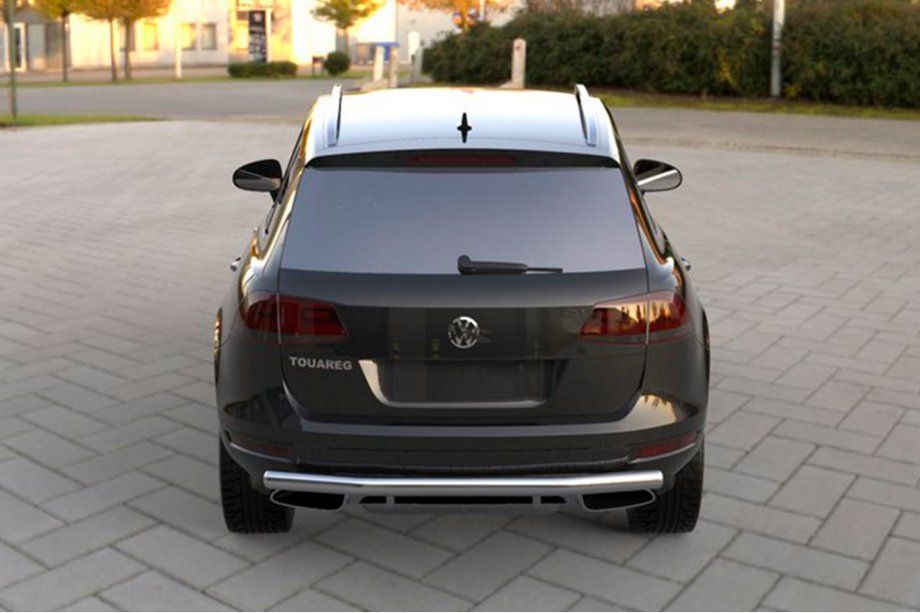Volkswagen Touareg 2010–2018 Zadný ochranný oblúk (nerez) Image