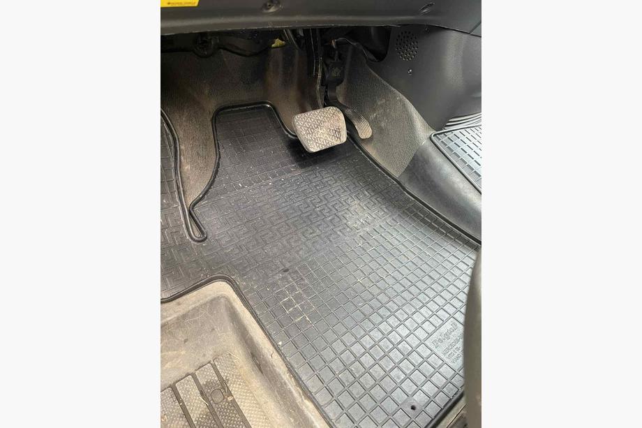 Mercedes Vito W639 2004–2014 Gumené rohože do interiéru (3 ks, Polytep) Fotografia 1
