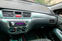 Mitsubishi Lancer 9 2004–2008 Kryty palubnej dosky V1 (Meric) Karbon fotografia 1