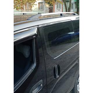Chrómové strešné lyžiny Nissan NV200 2009– fotografia 1
