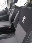Peugeot Partner Tepee 2008–2018 Autopoťahy na sedadlá (koženka + látka, Premium) fotografia 4