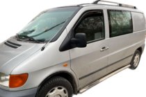 Mercedes Vito W638 1996–2003 Vkladané okenné deflektory (2 ks, HIC) fotografia 7