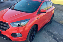 Ford Kuga/Escape 2013–2019 Bočné prahy Tayga Black (2 ks, hliník) fotografia 1