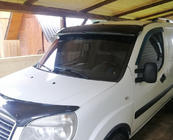 Fiat Doblo I 2001–2005 Slnečná clona na čelné sklo (čierny lesk, 5 mm) fotografia 14
