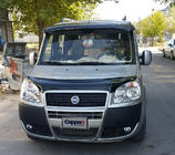 Fiat Doblo I 2001–2005 Slnečná clona na čelné sklo (čierny lesk, 5 mm) fotografia 8