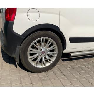 Nástavce lemov blatníkov (4 ks, čierne) Fiat Fiorino/Qubo 2008–2024 fotografia 4