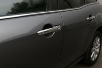 Mazda CX-7 2006–2012 Kryty kľučiek V2 (4 ks, nerez) fotografia 1