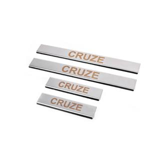 Nástupné lišty prahov V1 (4 ks, Carmos) Chevrolet Cruze 2009–2015 fotografia 1
