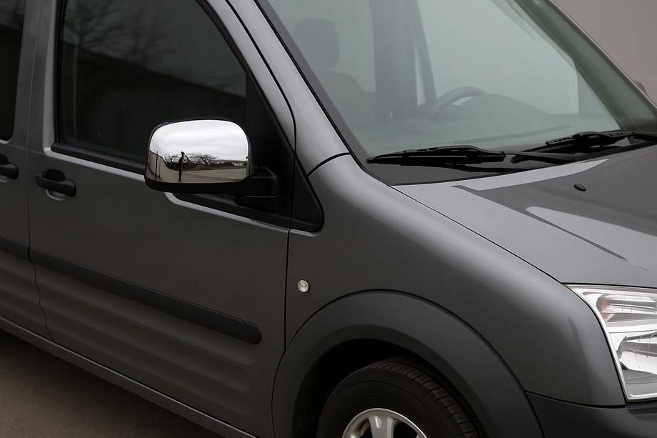 Ford Connect 2010–2013 Kryty zrkadiel variant č. 2 (2 ks, nerez) Image