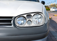 Volkswagen Golf 4 1997–2006 Chrómové rámiky svetlometov V1 (2 ks, plast) fotografia 1