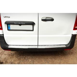 Nerezová lišta na zadný nárazník Carmos (nerez) Mercedes Vito/V-trieda W447 2014– fotografia 3