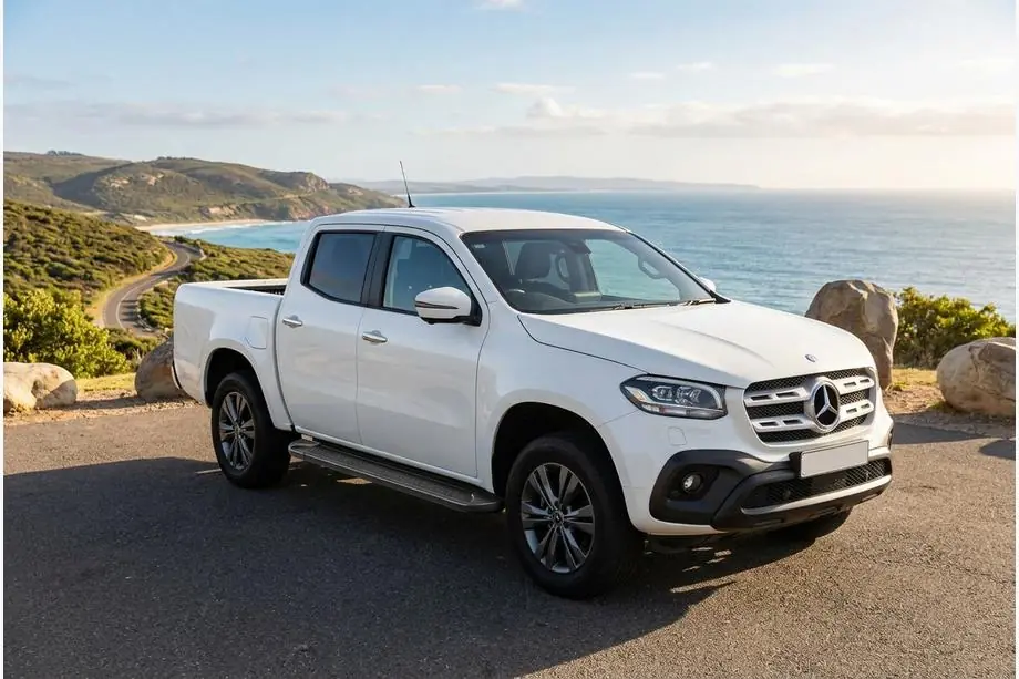 Mercedes X class 2017–2020 Bočné nášľapy Allmond Black (2 ks, hliník) Image