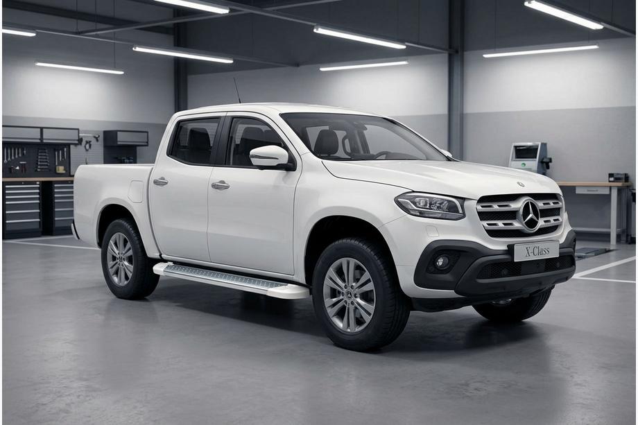 Mercedes X class 2017–2020 Bočné nášľapy Allmond White (2 ks, hliník) Image