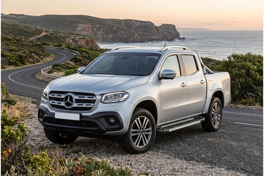 Mercedes X class 2017–2020 Bočné nášľapy RedLine V1 (2 ks, hliník) Image