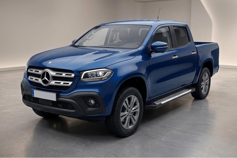 Mercedes X class 2017–2020 Bočné nášľapy Line (2 ks, hliník) Image