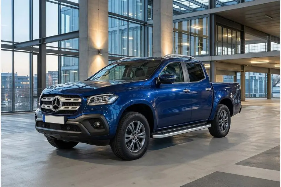 Mercedes X class 2017–2020 Bočné nášľapy Tayga Grey V1 (2 ks, hliník) Image