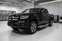 Mercedes X class 2017–2020 Bočné nášľapy Tayga Grey V2 (2 ks, hliník) fotografia 1