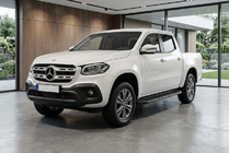 Mercedes X class 2017–2020 Bočné nášľapy Tayga Black V1 (2 ks, hliník) fotografia 1