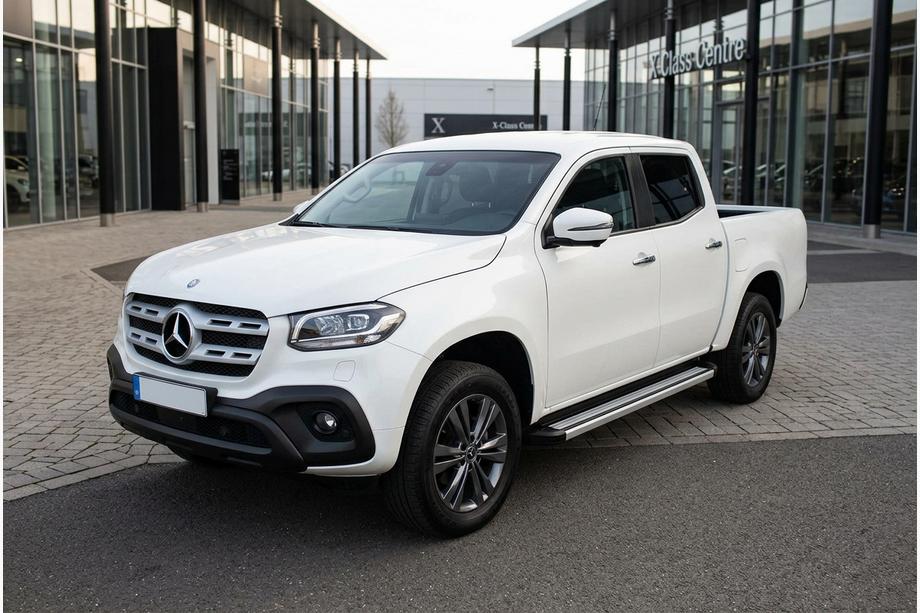 Mercedes X class 2017–2020 Bočné nášľapy Maya V4 (2 ks, hliník) Image