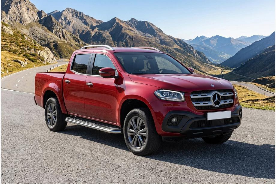 Mercedes X class 2017–2020 Bočné nášľapy Maydos V1 (2 ks, hliník) Image