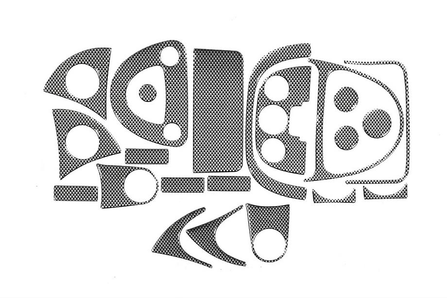 Smart 1998–2007 Kryty palubnej dosky Drevo Image