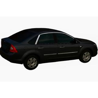 Horné okenné lišty HB (6 ks, nehrdz. oceľ) Ford Focus II 2008–2011 fotografia 1