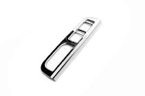 Skoda Octavia II A5 2006–2010 Rámik tlačidla ovládania okna (nerez) fotografia 2