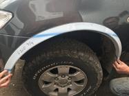 Mitsubishi L200 2006–2015 Nerezové lemy blatníkov (4 ks) fotografia 3