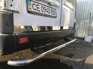 Volkswagen LT 1995–2006 Lišta hrany kufra (2 diely, nerez) fotografia 3