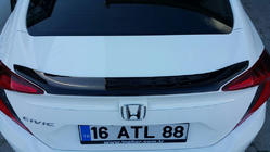 Honda Civic Sedan X 2016–2021 Spojler Anatomic (na lakovanie) fotografia 2